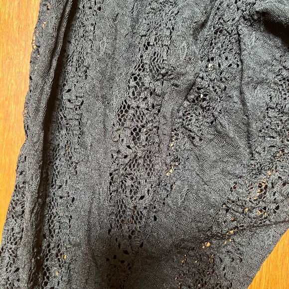 Kucoon ruched waist drawstring lace festival pants - Picture 5 of 10